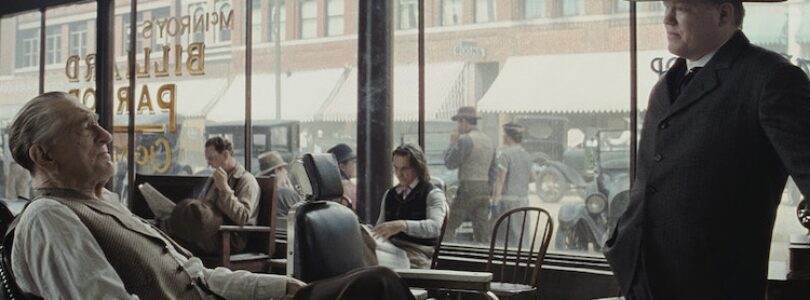 Robert De Niro and Jesse Plemons in "Killers of the Flower Moon"