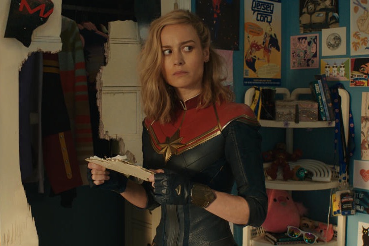 Brie Larson in "The Marvels"