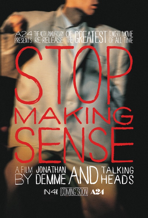 "Stop Making Sense" poster