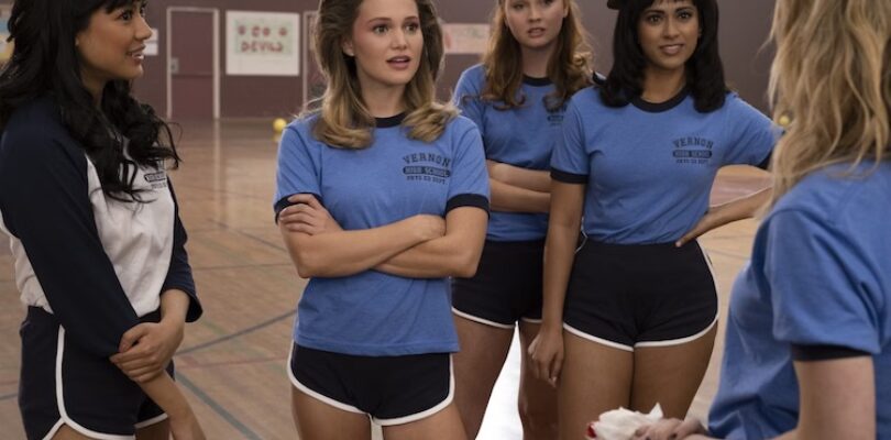 Liana Liberato, Olivia Holt, Stephi Chin-Salvo, and Anna Diaz in "Totally Killer"