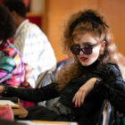 Kathryn Newton stars as Lisa Swallows in "Lisa Frankenstein," a Focus Features release.