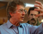 Director Alexander Payne and actor Dan Aid on the set of their film "THE HOLDOVERS," a Focus Features release.