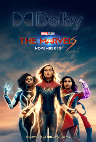 "The Marvels" poster