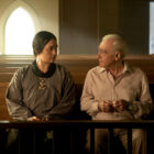 Lily Gladstone and Martin Scorcese on the set of "Killers of the Flower Moon"