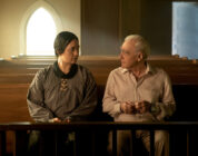 Lily Gladstone and Martin Scorcese on the set of "Killers of the Flower Moon"