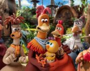 Jane Horrocks, Imelda Staunton, David Bradley, Lynn Ferguson, Thandiwe Newton, and Zachary Levi in "Chicken Run: Dawn of the Nugget"