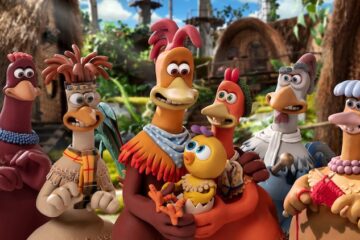Jane Horrocks, Imelda Staunton, David Bradley, Lynn Ferguson, Thandiwe Newton, and Zachary Levi in "Chicken Run: Dawn of the Nugget"