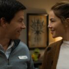 Mark Wahlberg and Michelle Monaghan in "The Family Plan."