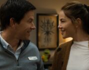 Mark Wahlberg and Michelle Monaghan in "The Family Plan."