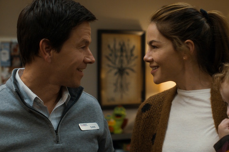 Mark Wahlberg and Michelle Monaghan in "The Family Plan."
