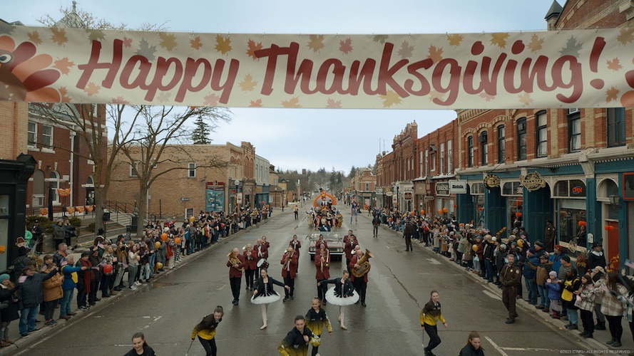 Neil Robles, Charlie Storey, Beatrice Trang, Hannah Storey, Nick Peters, Christopher Creamer, and J. Timothy Hunt in "Thanksgiving"