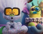 Kevin Michael Richardson, Kenan Thompson, David Fynn, and Kunal Nayyar in "Trolls Band Together"