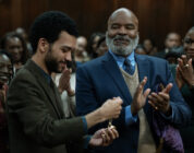 Justice Smith (left - right) as "Aren," David Alan Grier as "Roger," and Aisha Hinds as "Gabbard" in writer/director Kobi Libii's "THE AMERICAN SOCIETY OF MAGICAL NEGROES."