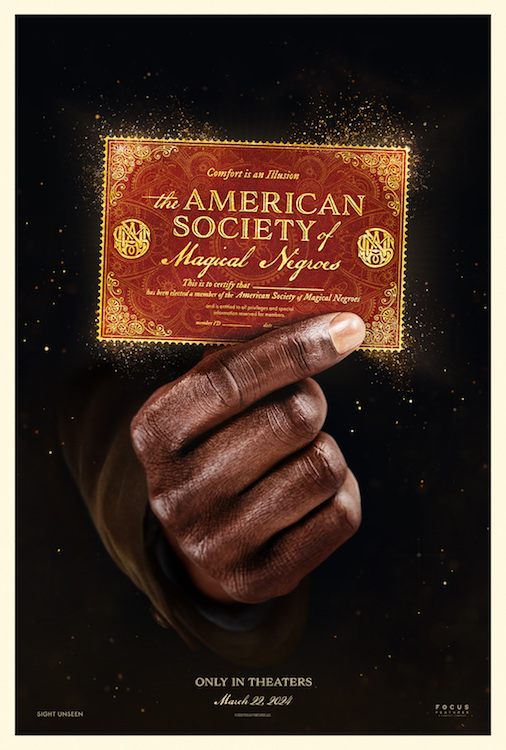 "THE AMERICAN SOCIETY OF MAGICAL NEGROES" poster