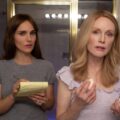 Natalie Portman (left) and Julianne Moore in "May December."