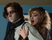 Cole Sprouse stars as The Creature and Kathryn Newton as Lisa Swallows in "Lisa Frankenstein," a Focus Features release.