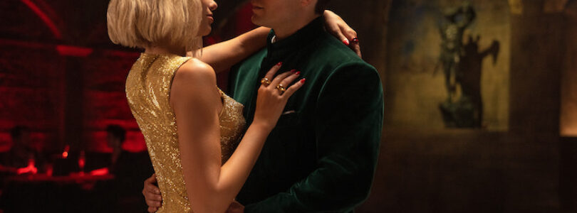 Lagrange (Dua Lipa) and Argylle (Henry Cavill) in "Argylle," directed by Matthew Vaughn. Credit: Peter Mountain/Universal Pictures; Apple Original Films; and MARV.