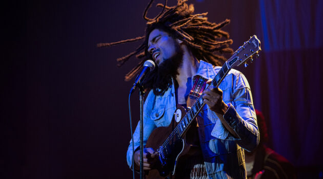 Kingsley Ben-Adir as in as Bob Marley in "Bob Marley: One Love" from Paramount Pictures.