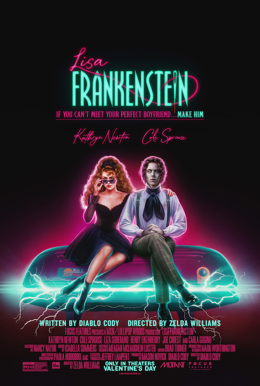 Official “Lisa Frankenstein” Poster Debuts CinemaNerdz