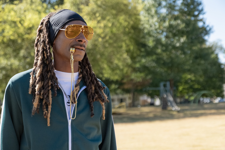 Snoop Dogg in "The Underdoggs." Photo by Wilford Harewood/Wilford Harewood - © 2024 METRO-GOLDWYN-MAYER PICTURES INC. All Rights Reserved.