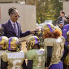 Snoop Dogg and Mike Epps in "The Underdoggs." Photo by Jacob Kemp/Jacob Kemp - © 2024 METRO-GOLDWYN-MAYER PICTURES INC. All Rights Reserved.