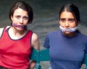 Margaret Qualley and Geraldine Viswanathan in "Drive-Away Dolls."