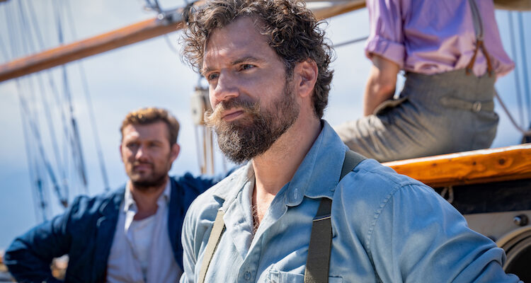 Henry Cavill and Alex Pettyfer in "The Ministry of Ungentlemanly Warfare."