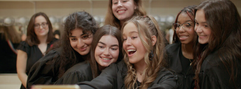 Amanda McBaine and Jesse Moss in "Girls State."