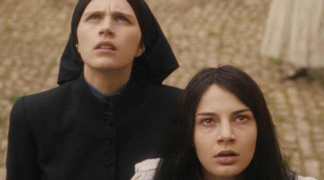 Nicole Sorace and Nell Tiger Free in "The First Omen."