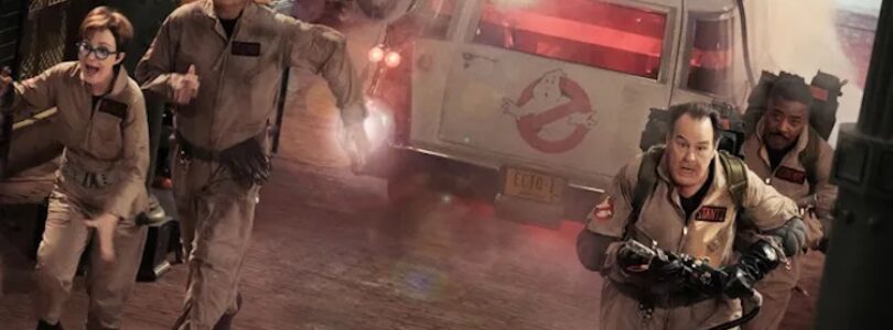 Dan Aykroyd, Bill Murray, Ernie Hudson, and Annie Potts in "Ghostbusters: Frozen Empire."