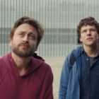 Kieran Culkin and Jesse Eisenberg in "A Real Pain."