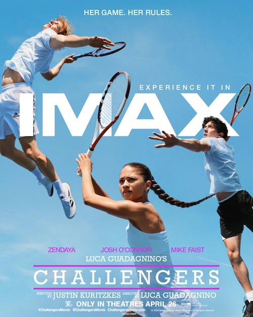 "Challengers" IMAX poster