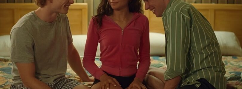 Zendaya, Mike Faist, and Josh O'Connor in "Challengers."