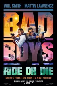 "Bad Boys: Ride or Die" poster