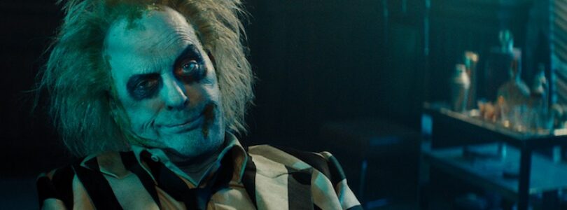 Michael Keaton as Beetlejuice in Warner Bros. Pictures’ comedy, "BEETLEJUICE BEETLEJUICE," a Warner Bros. Pictures release.