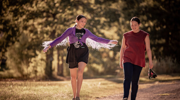 Isabel Deroy-Olson and Lily Gladstone in "Fancy Dance."