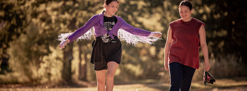 Isabel Deroy-Olson and Lily Gladstone in "Fancy Dance."
