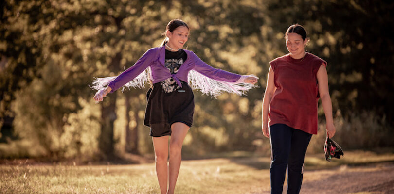 Isabel Deroy-Olson and Lily Gladstone in "Fancy Dance."
