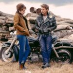 Austin Butler and Jodie Comer in "The Bikeriders."