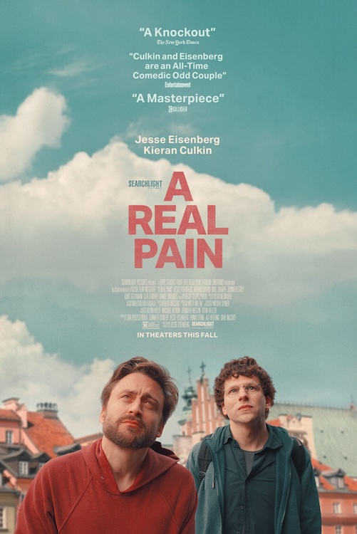 "A Real Pain" poster