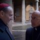 Ralph Fiennes (left) as Cardinal Lawrence and Stanley Tucci as Cardinal Bellini in director Edward Berger's “Conclave,” a Focus Features release.