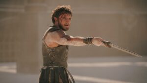 Paul Mescal plays Lucius in “Gladiator II” from Paramount Pictures.