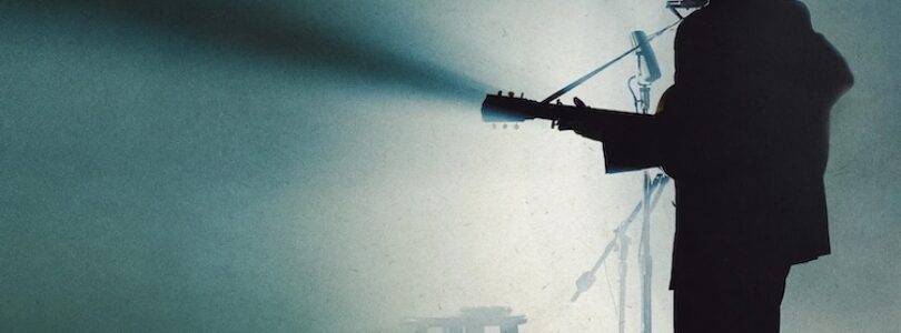 Timothée Chalamet as Bob Dylan in “A Complete Unknown.”