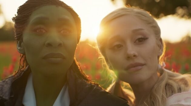 Cynthia Erivo (left) is Elphaba and Ariana Granda is Glinda in "Wicked," directed by Jon M. Chu.