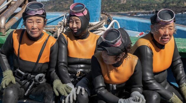 Haenyeo divers of South Korea’s Jeju Island in “The Last of the Sea Women,” premiering October 11, 2024 on Apple TV+.