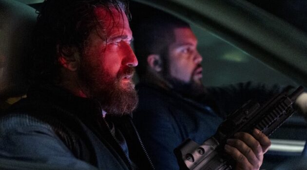 Gerard Butler as ’Big Nick’ O’Brien and O’Shea Jackson Jr. as Donnie Wilson in "Den of Thieves 2: Pantera."