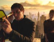 Nathalie Emmanuel and Adam Driver in “Megalopolis.”