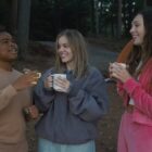 Kerrice Brooks, Maddie Ziegler, and Maisy Stella in “My Old Ass.”