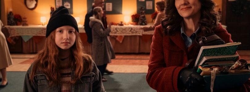 Beatrice Schneider and Judy Greer in "The Best Christmas Pageant Ever."