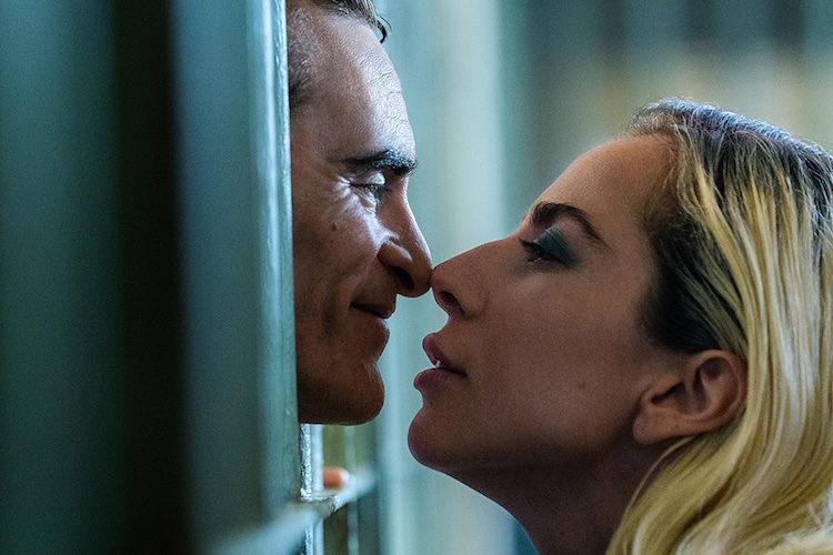 Joaquin Phoenix and Lady Gaga in "Joker: Folie à Deux."